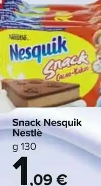 Carrefour Market Nesquik snack cacao 130 g(ml) offerta