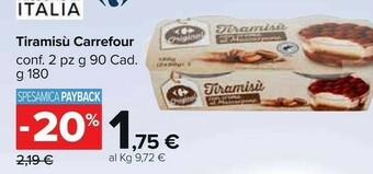 Carrefour Market Carrefour tiramisu offerta