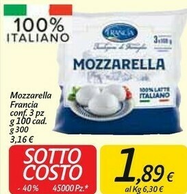 Carrefour Market Mozzarella offerta
