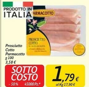 Carrefour Market Prosciutto cotto offerta