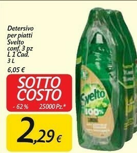 Carrefour Market Detersivo piatti offerta