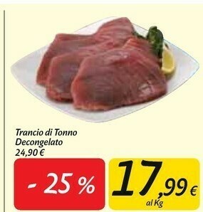 Carrefour Market Tonno fresco offerta