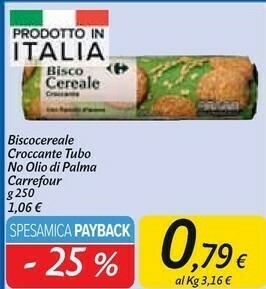Carrefour Market Biscotti offerta
