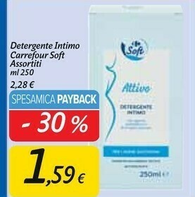 Carrefour Market Detergente intimo offerta