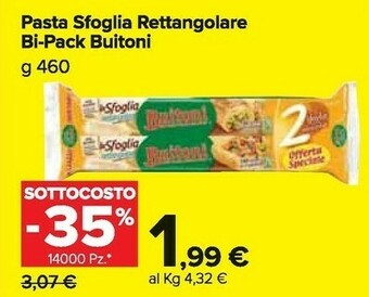 Carrefour Market Pasta sfoglia offerta