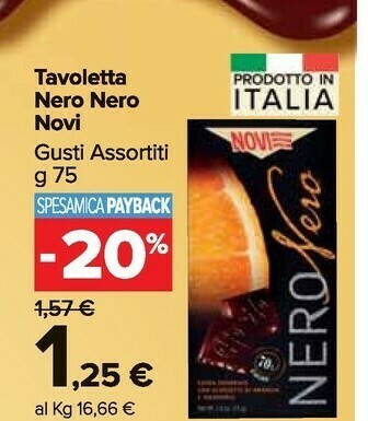 Carrefour Market Cioccolato offerta