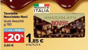 Carrefour Market Cioccolato offerta