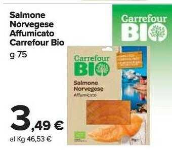 Carrefour Market Salmone affumicato offerta