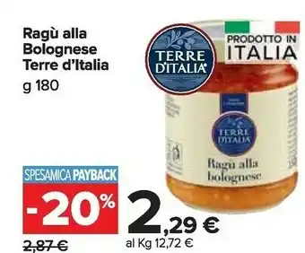 Carrefour Market Ragù offerta