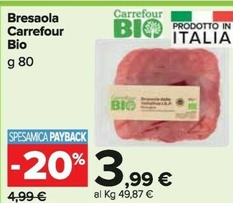 Carrefour Market Bresaola offerta