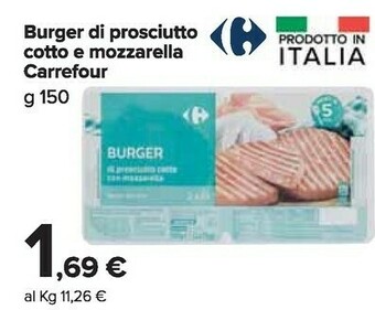 Carrefour Market Hamburger offerta