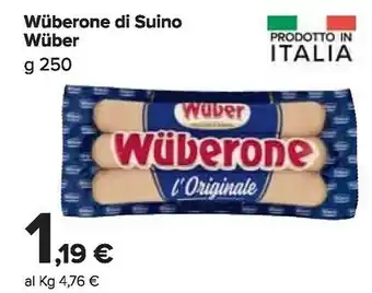 Carrefour Market Wurstel offerta