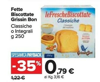 Carrefour Market Fette biscottate offerta