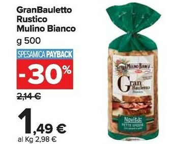 Carrefour Market Pan bauletto offerta