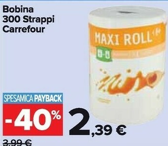 Carrefour Market Rotoli di carta offerta