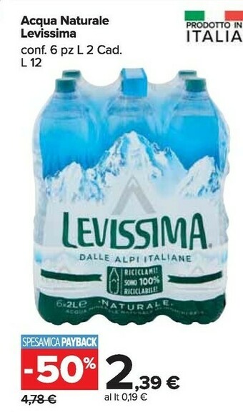 Carrefour Market Acqua offerta