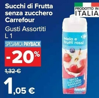 Carrefour Market Succhi di frutta offerta