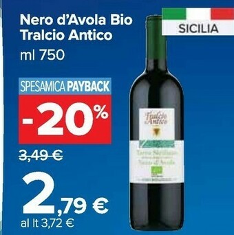 Carrefour Market Nero d'avola offerta