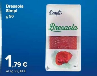 Carrefour Market Bresaola offerta
