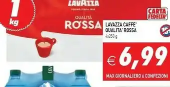 Pim Supermercati Caffe qualita rossa offerta