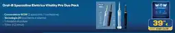 Euronics Tufano Oral-B Spazzolino Elettrico Vitality Pro Duo Pack offerta