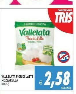 Pim Supermercati Fior di latte mozzarella offerta