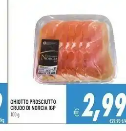 Ghiotto prosciutto crudo di norcia igp