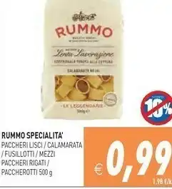 Pim Supermercati Mezzi paccheri rigati n. 152 500 g(ml) offerta