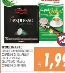 Pim Supermercati Caffe trombetta caffe offerta