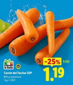 Lidl Carote del Fucino IGP offerta