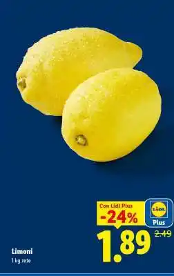 Lidl Limoni offerta