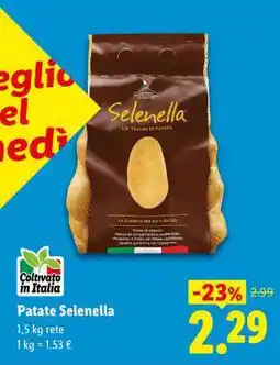 Lidl Patate Selenella offerta