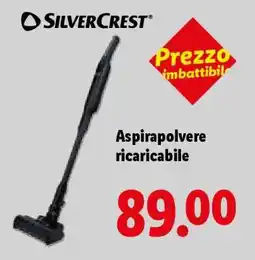 Lidl Silvercrest Aspirapolvere ricaricabile offerta