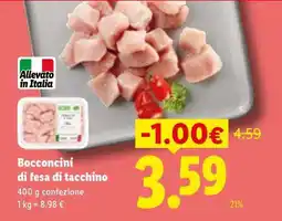 Lidl Bocconcini di Fesa di Tacchino offerta