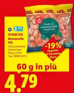 Lidl OCEAN SEA Mazzancolle XXL offerta