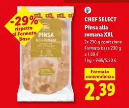 Lidl Chef Select Pinsa alla romana XXL offerta