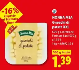 Lidl Nonna Mia Gnocchi di patate XXL offerta