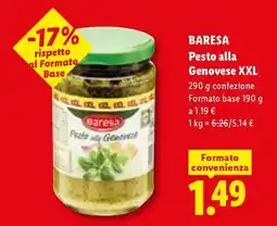 Lidl Baresa Pesto alla genovese XXL offerta