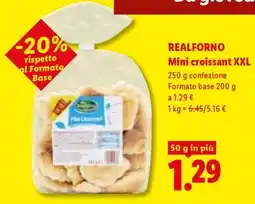 Lidl REALFORNO Mini croissant XXL offerta