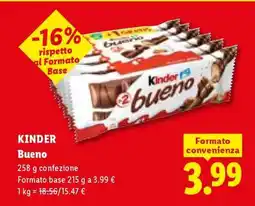 Lidl Kinder Bueno offerta