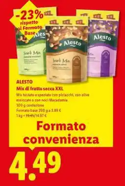 Lidl Alesto Mix di frutta secca XXL offerta