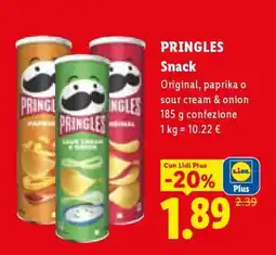 Lidl PRINGLES Snack offerta