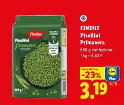 Lidl Findus Pisellini Primavera offerta