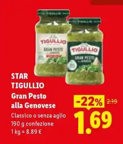 Lidl Star Tigullio Gran pesto alla genovese offerta