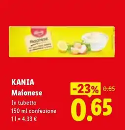 Lidl Kania Maionese offerta