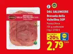 Lidl Dal Salumiere Bresaola della Valtellina IGP offerta