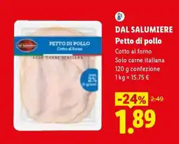 Lidl Dal Salumiere Petto di pollo offerta