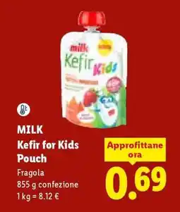 Lidl MILK Kefir for Kids Pouch offerta