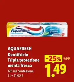 Lidl AQUAFRESH offerta
