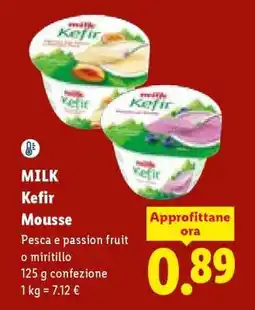 Lidl MILK Kefir Mousse offerta